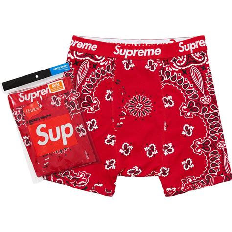 supreme hanes bandana boxer briefs.